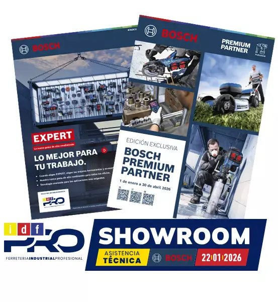 Evento profesional ShowRoom Bosch Enero 2026 Madrid